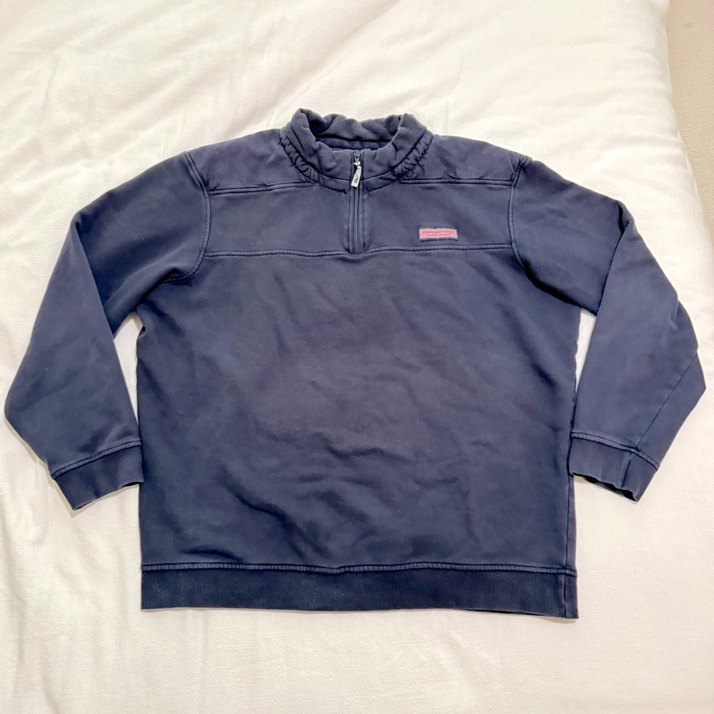 Vineyard Vines Mens Classic Shep Pullover Navy Blue Size XL